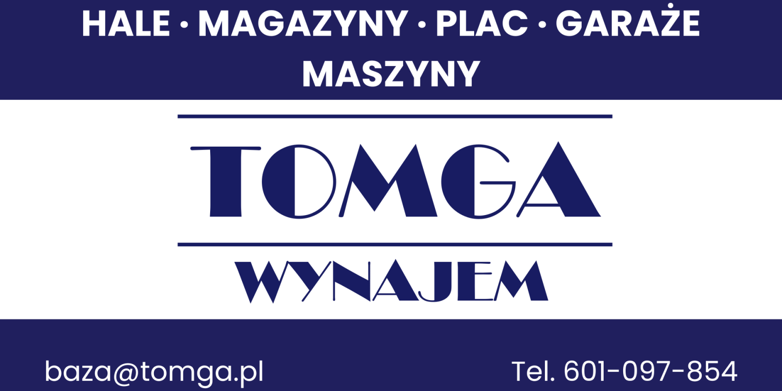 Tomga wynajem powierzchni